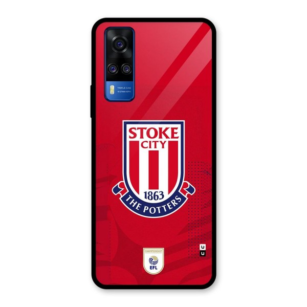 Stoke City Glass Back Case for Vivo Y51