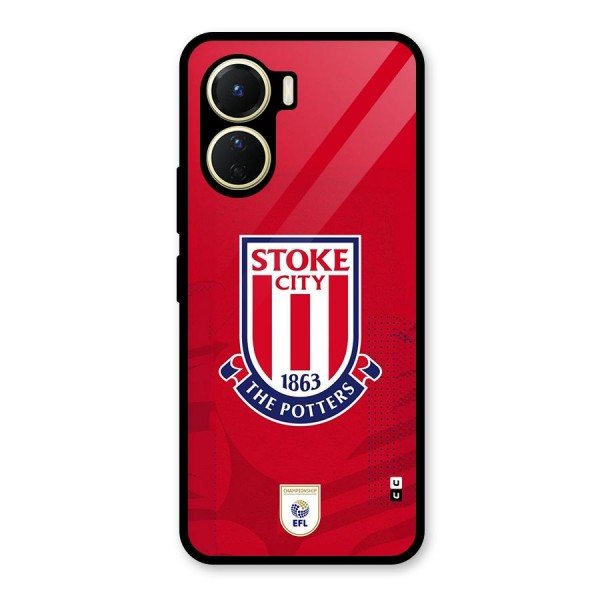 Stoke City Glass Back Case for Vivo Y56