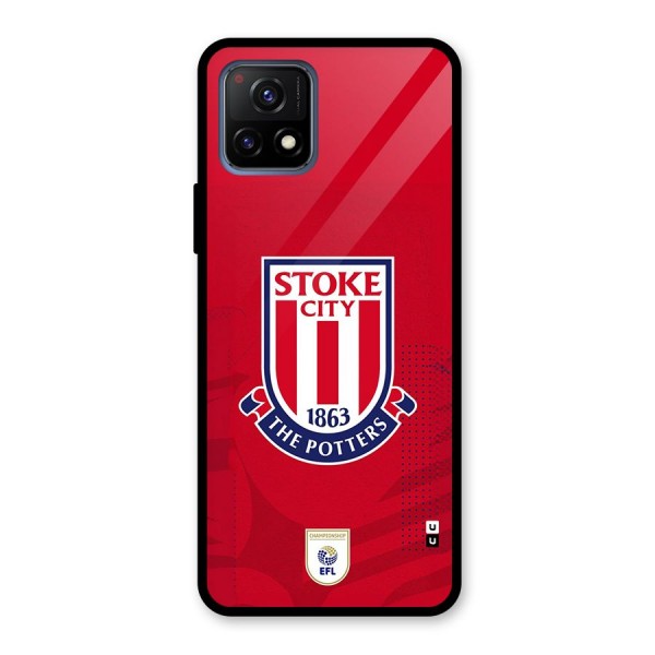 Stoke City Glass Back Case for Vivo Y72 5G