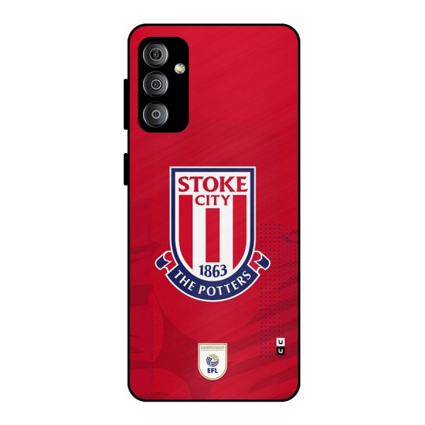 Stoke City Metal Back Case for Galaxy F23