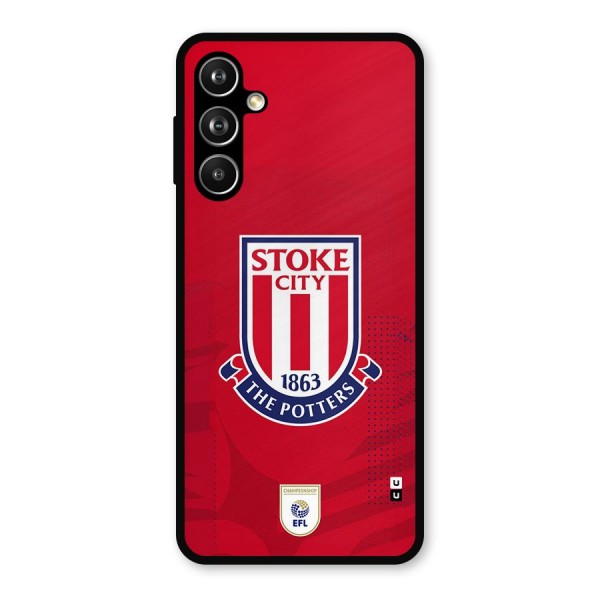 Stoke City Metal Back Case for Galaxy F54