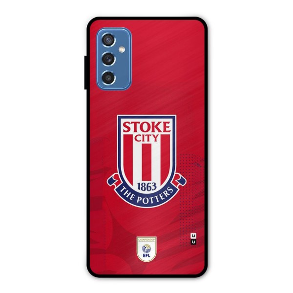 Stoke City Metal Back Case for Galaxy M52 5G