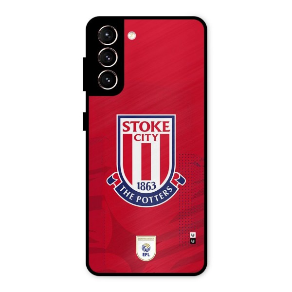 Stoke City Metal Back Case for Galaxy S21 5G