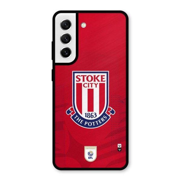 Stoke City Metal Back Case for Galaxy S21 FE 5G