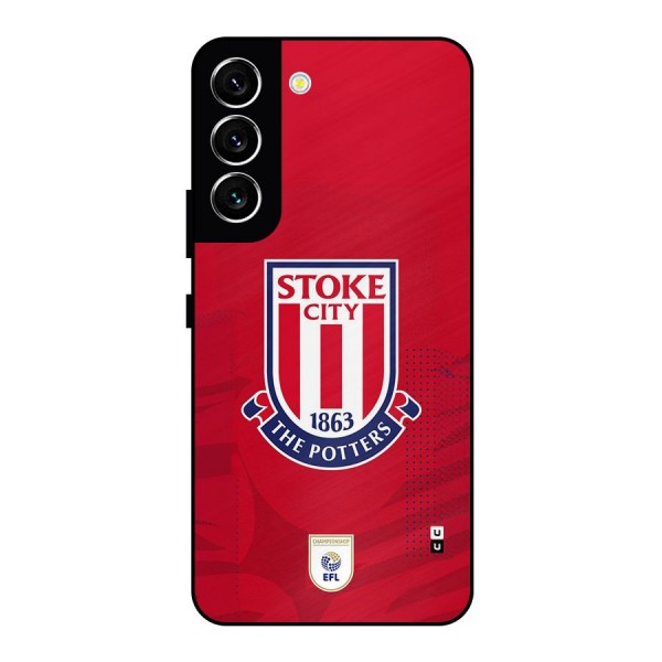 Stoke City Metal Back Case for Galaxy S22 5G