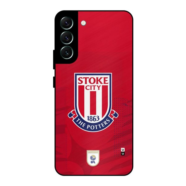 Stoke City Metal Back Case for Galaxy S22 Plus 5G