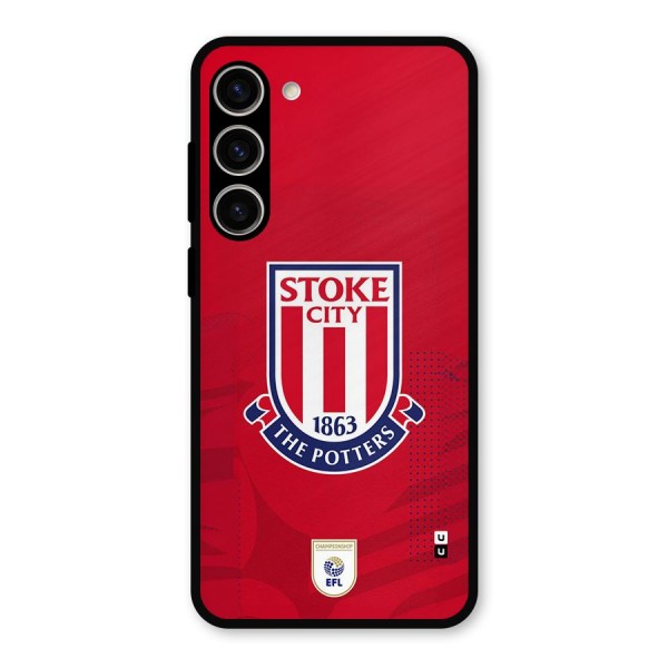 Stoke City Metal Back Case for Galaxy S23 Plus