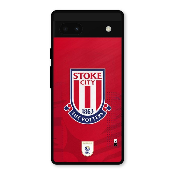 Stoke City Metal Back Case for Google Pixel 6a