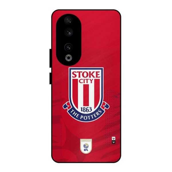 Stoke City Metal Back Case for Honor 90