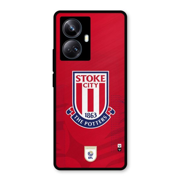 Stoke City Metal Back Case for Realme 10 Pro Plus