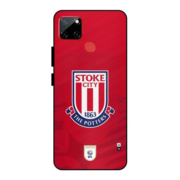 Stoke City Metal Back Case for Realme C12