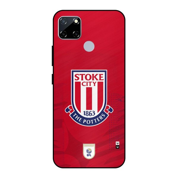 Stoke City Metal Back Case for Realme Narzo 20