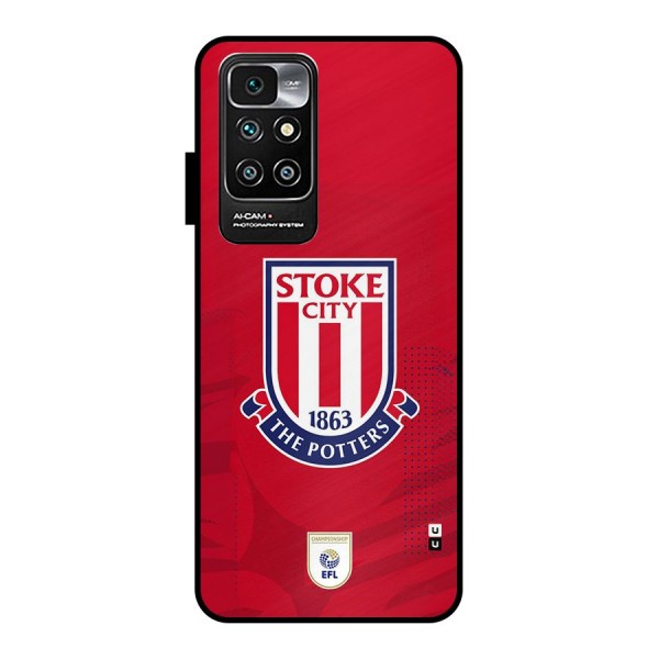 Stoke City Metal Back Case for Redmi 10 Prime