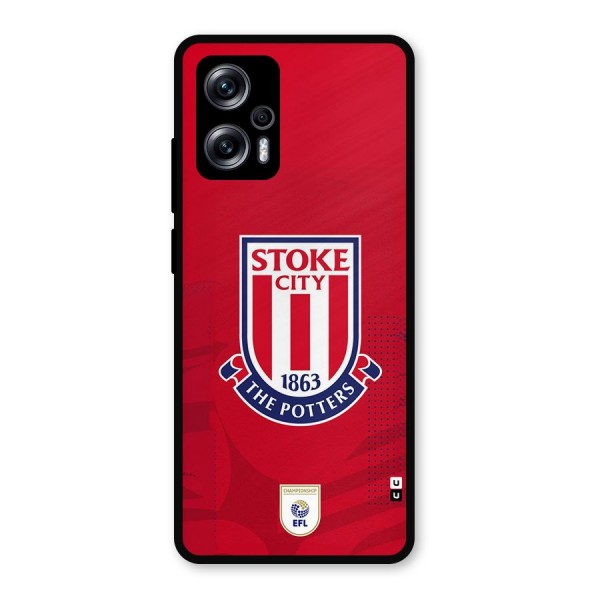 Stoke City Metal Back Case for Redmi K50i