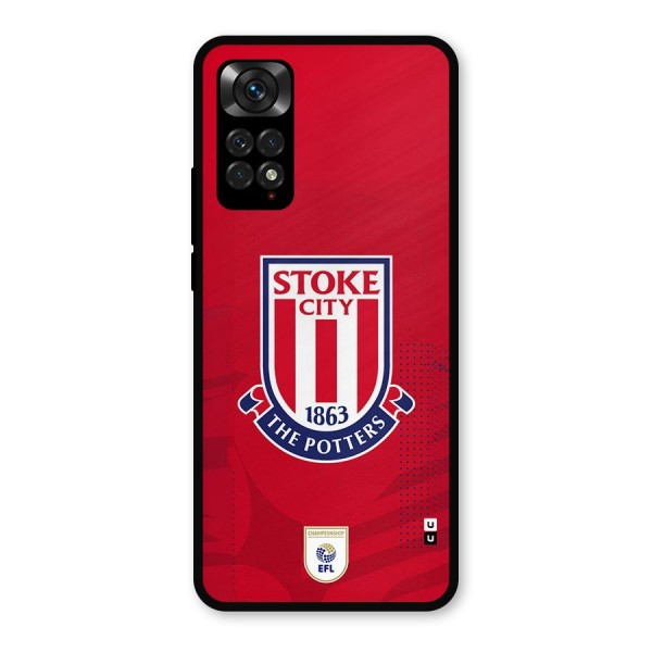 Stoke City Metal Back Case for Redmi Note 11