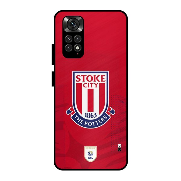 Stoke City Metal Back Case for Redmi Note 11 Pro