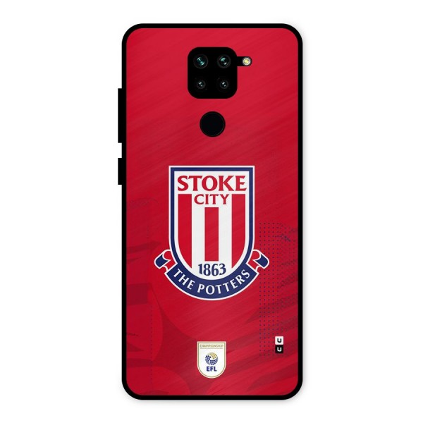 Stoke City Metal Back Case for Redmi Note 9