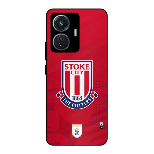 Stoke City Metal Back Case for Vivo T1 44W