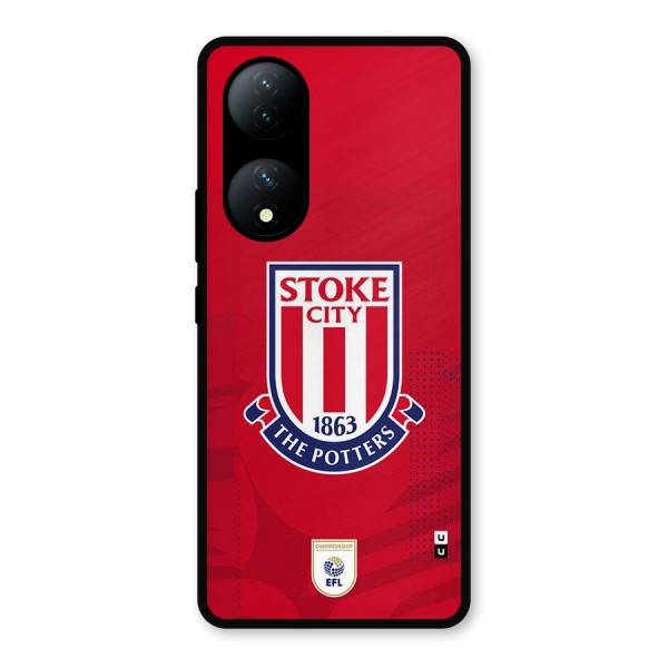 Stoke City Metal Back Case for Vivo T2