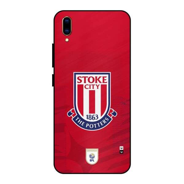 Stoke City Metal Back Case for Vivo V11 Pro