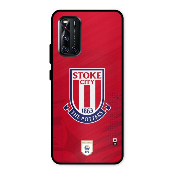 Stoke City Metal Back Case for Vivo V19