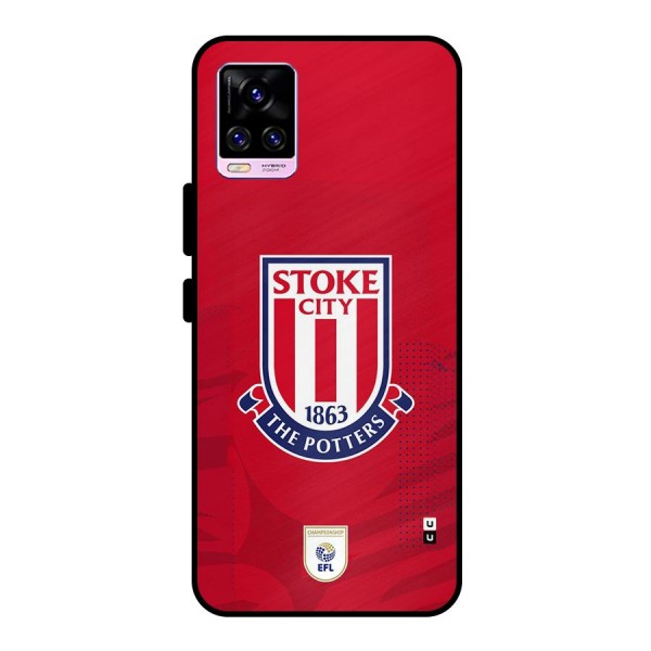 Stoke City Metal Back Case for Vivo V20 Pro