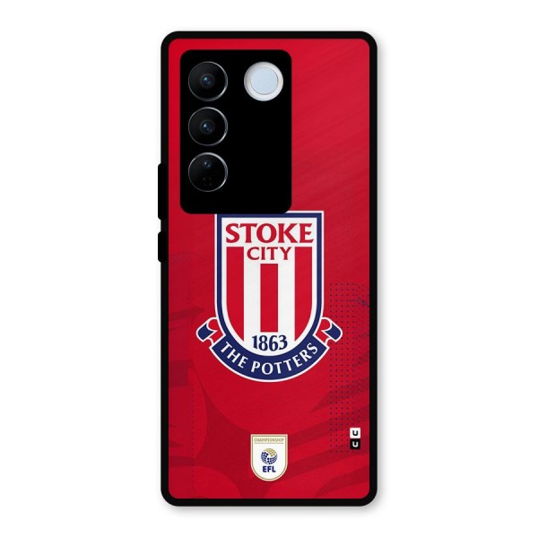 Stoke City Metal Back Case for Vivo V27 Pro