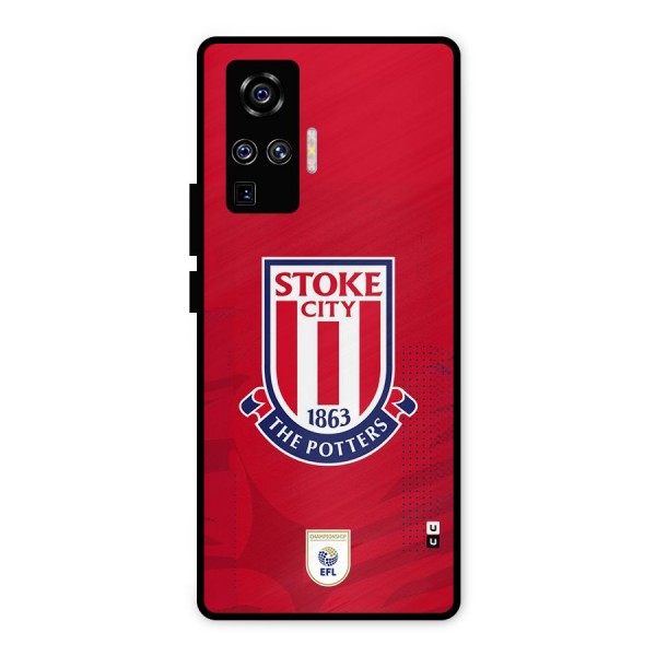 Stoke City Metal Back Case for Vivo X50 Pro