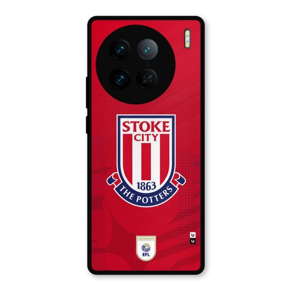 Stoke City Metal Back Case for Vivo X90 Pro