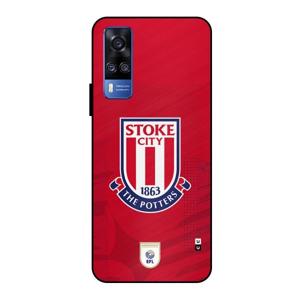 Stoke City Metal Back Case for Vivo Y51