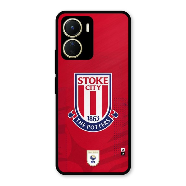 Stoke City Metal Back Case for Vivo Y56