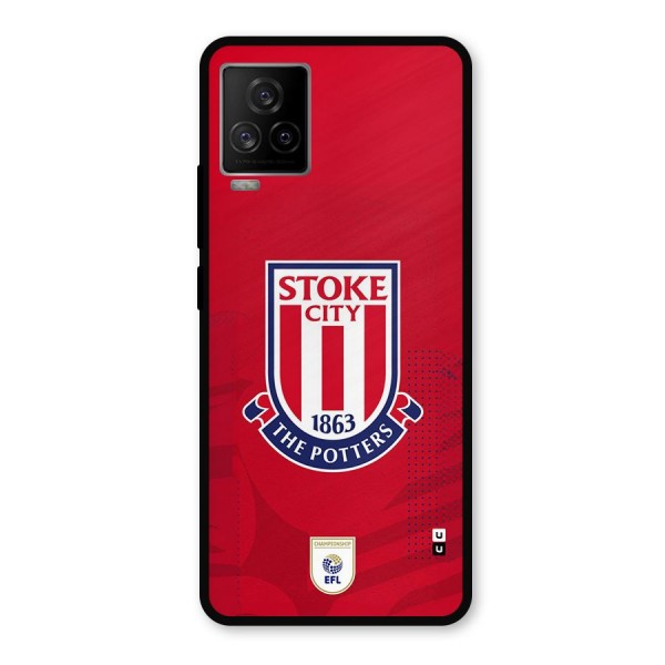 Stoke City Metal Back Case for iQOO 7 Legend 5G