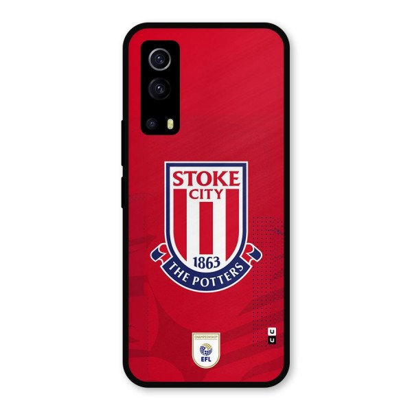 Stoke City Metal Back Case for iQOO Z3