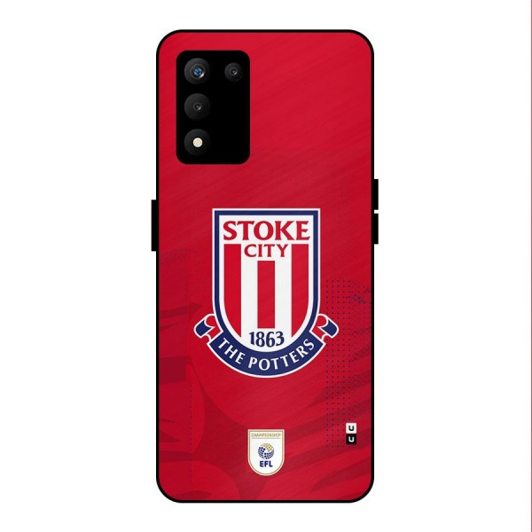 Stoke City Metal Back Case for realme 9 5G SE