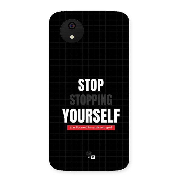Stop Stopping Yourself Back Case for Canvas A1  AQ4501