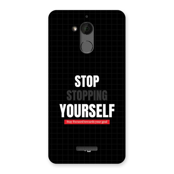 Stop Stopping Yourself Back Case for Coolpad Note 5