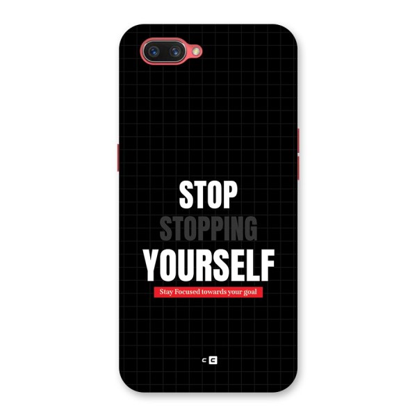 Stop Stopping Yourself Back Case for Oppo A3s