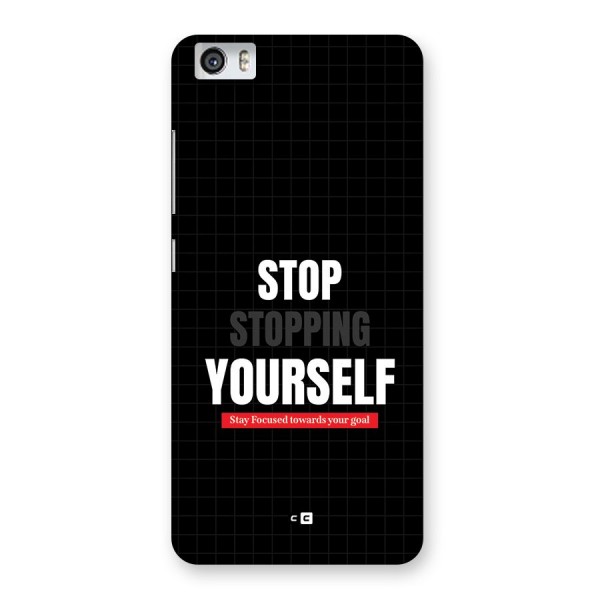 Stop Stopping Yourself Back Case for Redmi Mi 5