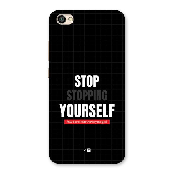 Stop Stopping Yourself Back Case for Redmi Y1 Lite