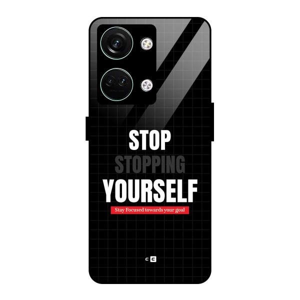 Stop Stopping Yourself Glass Back Case for Oneplus Nord 3