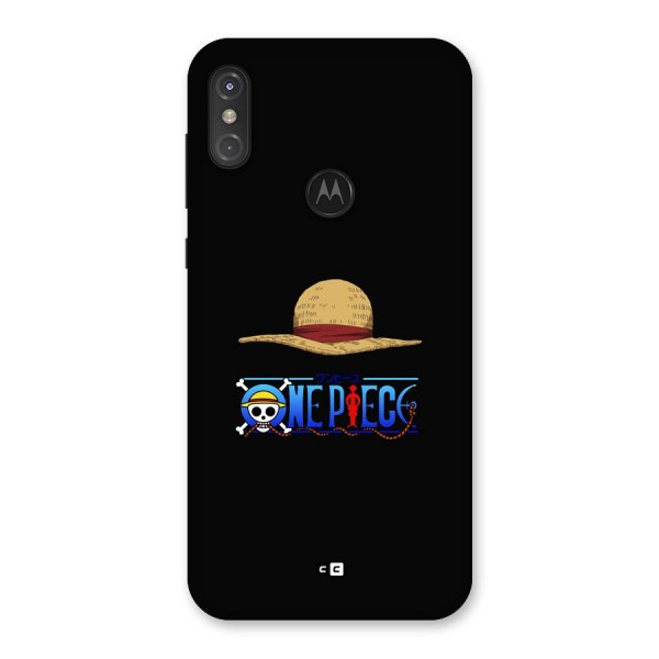 Straw Hat Back Case for Motorola One Power