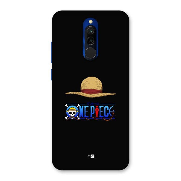 Straw Hat Back Case for Redmi 8