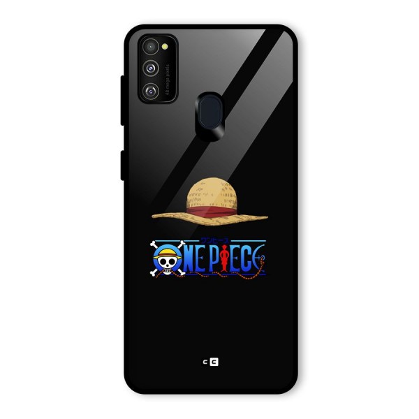 Straw Hat Glass Back Case for Galaxy M30s