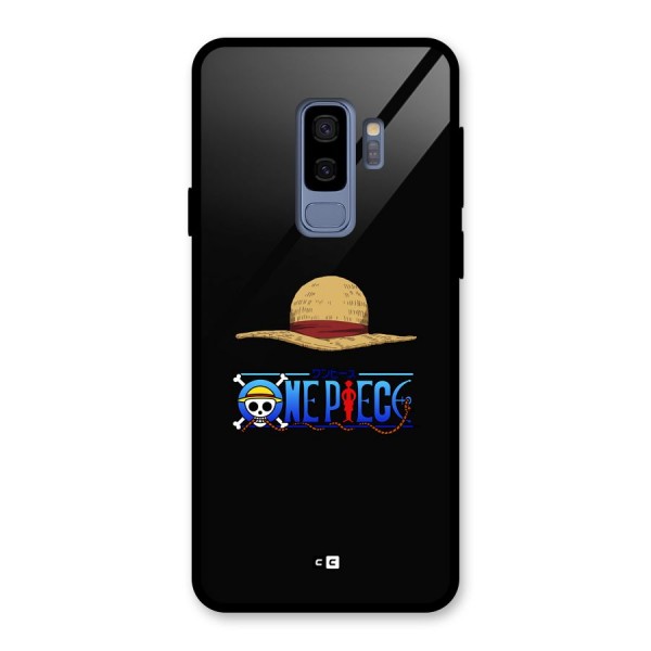 Straw Hat Glass Back Case for Galaxy S9 Plus