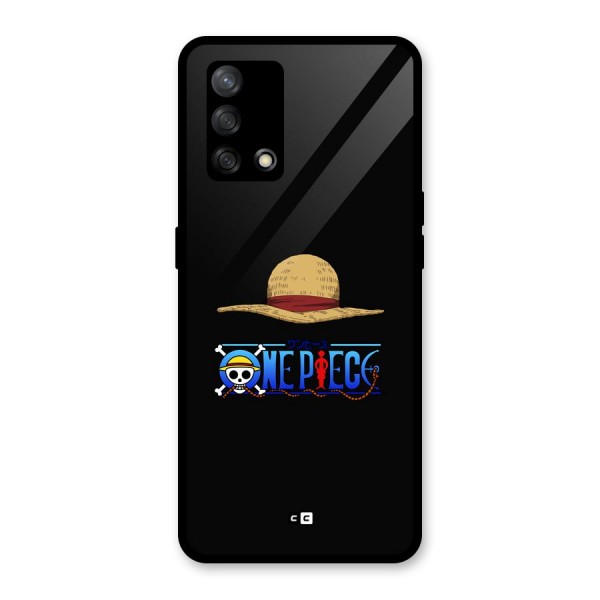 Straw Hat Glass Back Case for Oppo F19