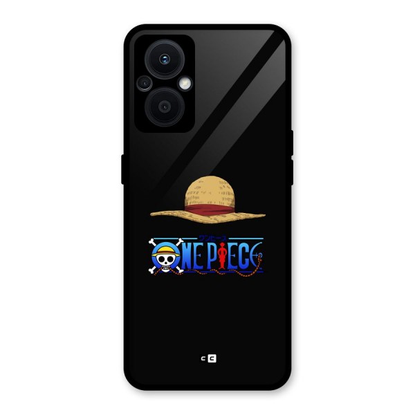 Straw Hat Glass Back Case for Oppo F21s Pro 5G