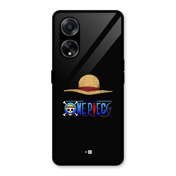 Straw Hat Glass Back Case for Oppo F23