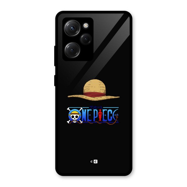 Straw Hat Glass Back Case for Poco X5 Pro