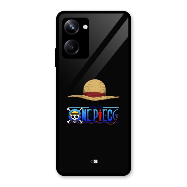 Straw Hat Glass Back Case for Realme 10 Pro