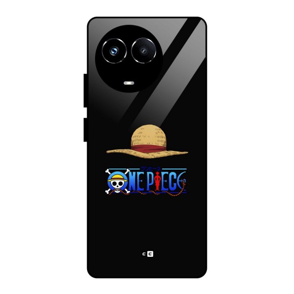 Straw Hat Glass Back Case for Realme 11X